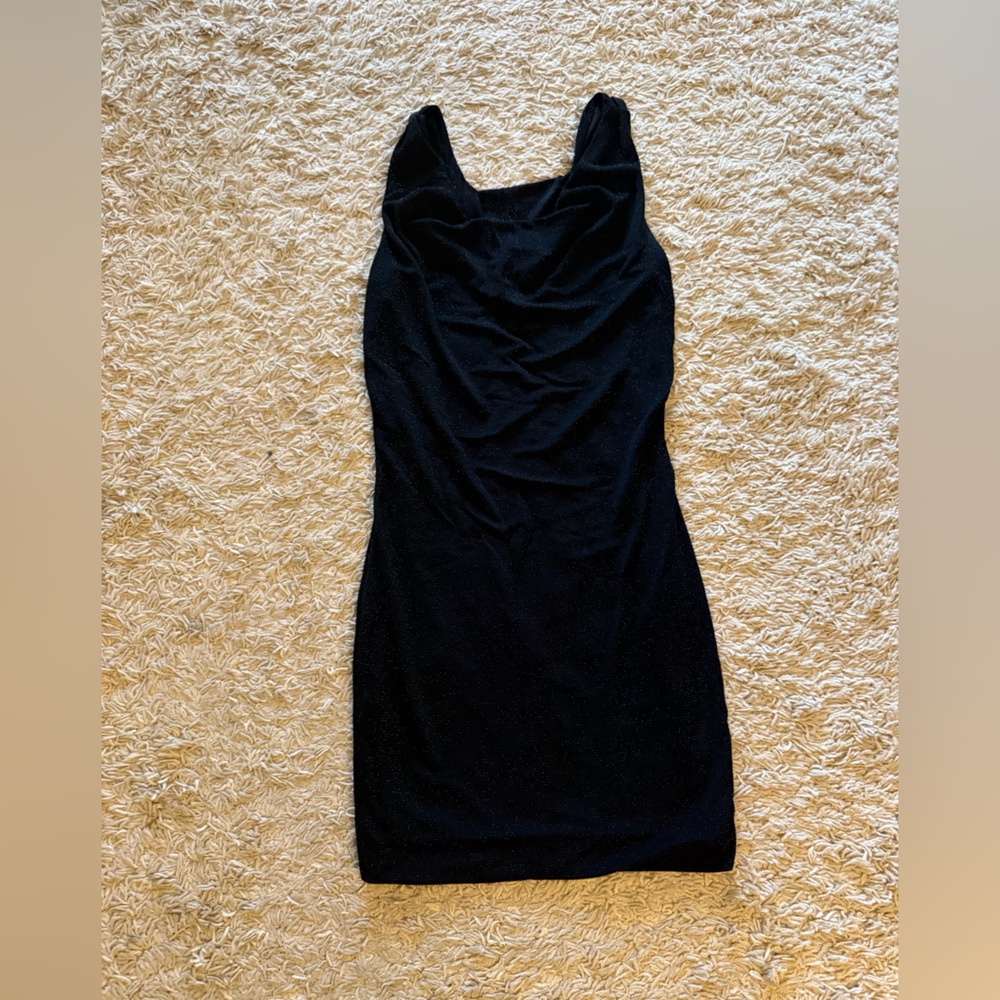 Armani Exchange Black sparkle dress
